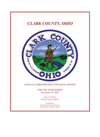 Clark County ACFR Cover