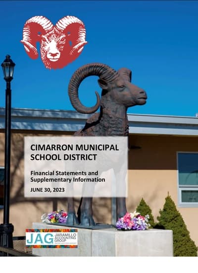 Cimarron Muncipal School District ACFR Cover