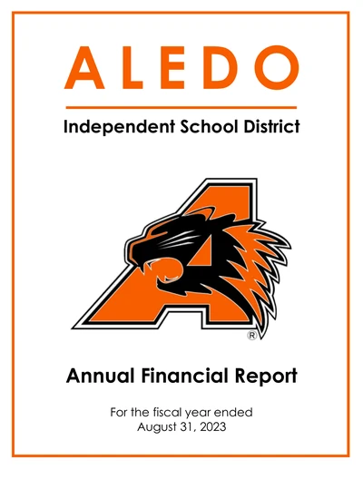 Aledo Independent School District ACFR Cover
