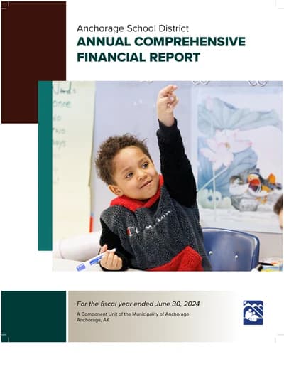 Anchorage School District ACFR Cover