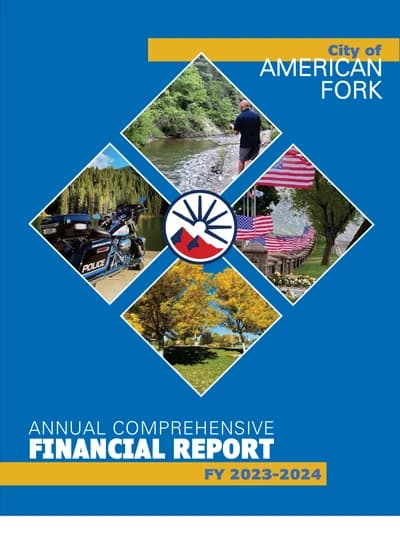 American Fork City ACFR Cover