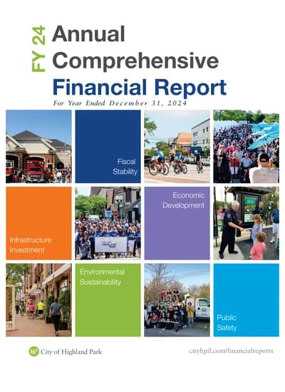 City of Highland Park ACFR Cover