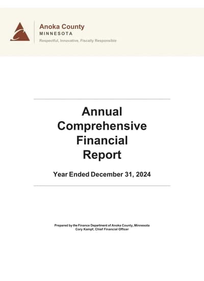 Anoka County ACFR Cover