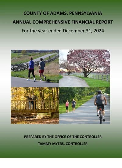 County of Adams ACFR Cover