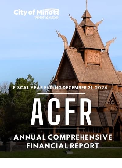 City of Minot ACFR Cover