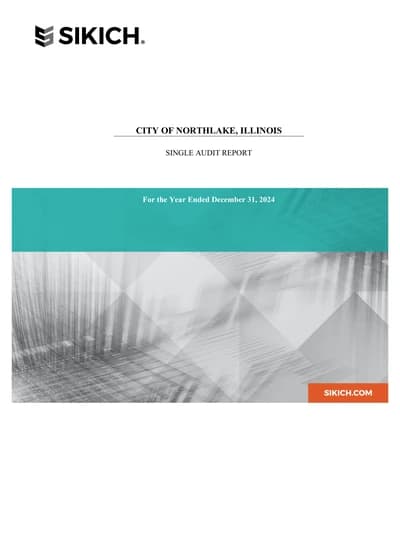 City of Northlake, Illinois ACFR Cover