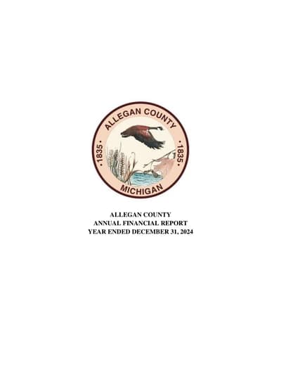 Allegan County ACFR Cover