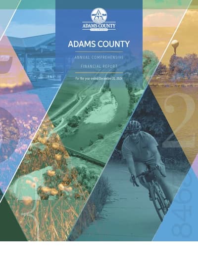 Adams County Government ACFR Cover