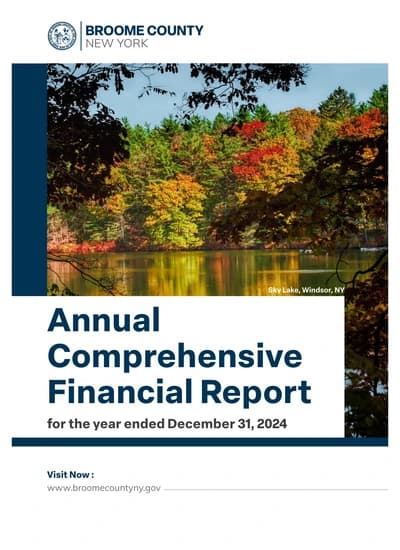 County of Broome, New York ACFR Cover